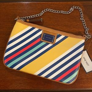 Nine West Striped Clutch